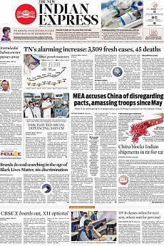 The New Indian Express Chennai - June 26th 2020