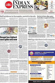 The New Indian Express Chennai - April 27th 2021