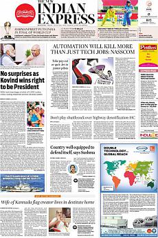 The New Indian Express Bangalore - July 21st 2017
