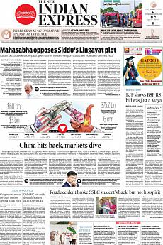 The New Indian Express Bangalore - March 24th 2018