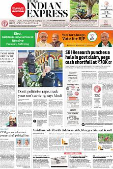 The New Indian Express Bangalore - April 19th 2018