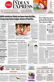The New Indian Express Bangalore - May 21st 2018