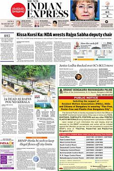 The New Indian Express Bangalore - August 10th 2018