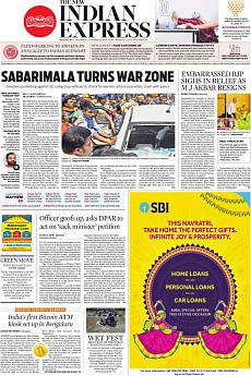 The New Indian Express Bangalore - October 18th 2018