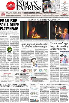 The New Indian Express Bangalore - April 6th 2020