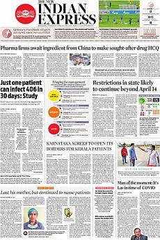 The New Indian Express Bangalore - April 8th 2020