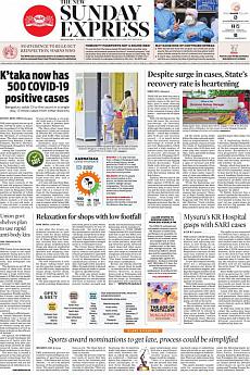 The New Indian Express Bangalore - April 26th 2020