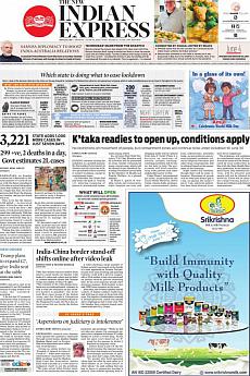 The New Indian Express Bangalore - June 1st 2020