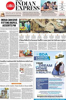 The New Indian Express Bangalore - June 18th 2020