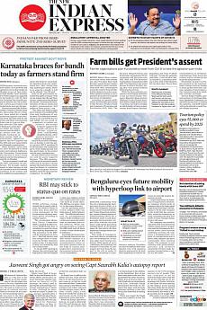 The New Indian Express Bangalore - September 28th 2020