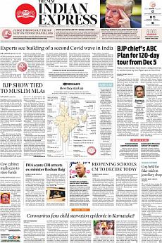 The New Indian Express Bangalore - November 23rd 2020