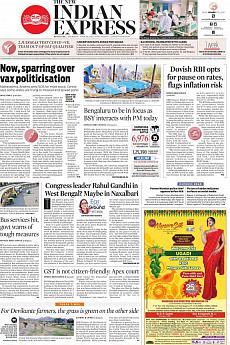 The New Indian Express Bangalore - April 8th 2021
