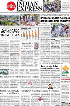 The New Indian Express Bangalore - April 19th 2021