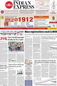 The New Indian Express Bangalore - April 29th 2021