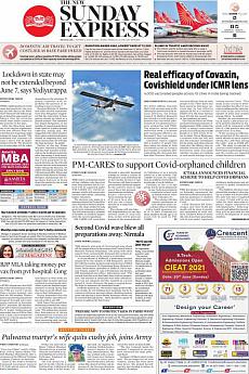 The New Indian Express Bangalore - May 30th 2021