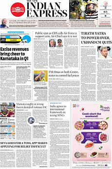 The New Indian Express Bangalore - July 3rd 2021