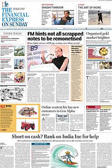 Financial Express Delhi - December 18th 2016