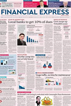 Financial Express Delhi - August 22nd 2017