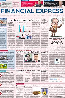 Financial Express Delhi - March 23rd 2018