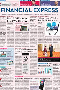 Financial Express Delhi - April 24th 2018