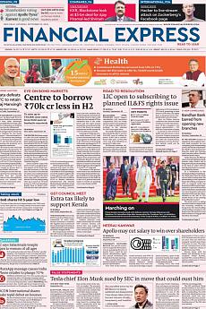 Financial Express Delhi - September 29th 2018