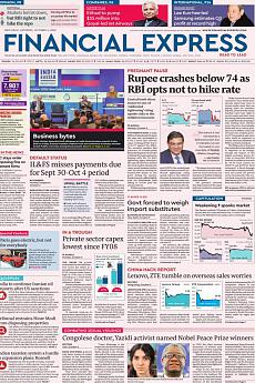 Financial Express Delhi - October 6th 2018