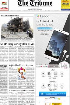 The Tribune Delhi - July 4th 2016
