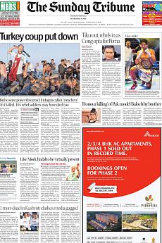 The Tribune Delhi - July 17th 2016