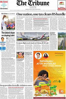 The Tribune Delhi - August 4th 2016