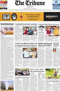 The Tribune Delhi - August 12th 2016