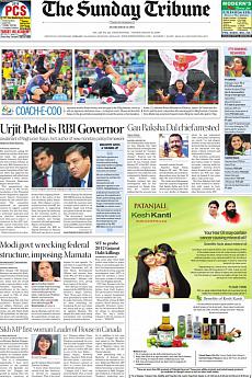 The Tribune Delhi - August 21st 2016