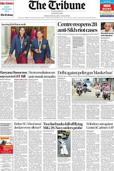 The Tribune Delhi - August 30th 2016