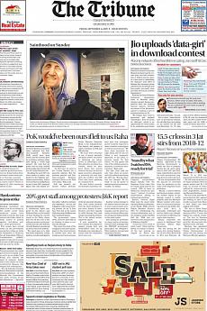 The Tribune Delhi - September 2nd 2016