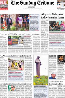 The Tribune Delhi - September 4th 2016