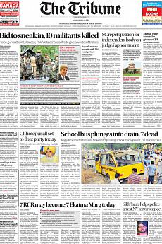 The Tribune Delhi - September 21st 2016