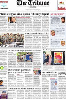The Tribune Delhi - October 7th 2016