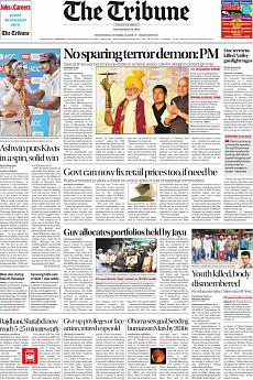 The Tribune Delhi - October 12th 2016