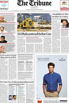 The Tribune Delhi - October 15th 2016