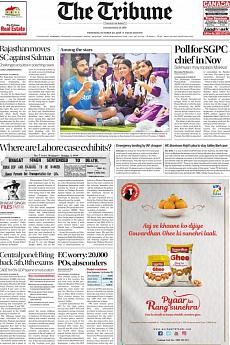 The Tribune Delhi - October 20th 2016