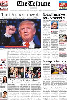 The Tribune Delhi - November 10th 2016