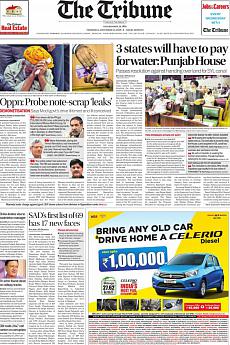 The Tribune Delhi - November 17th 2016