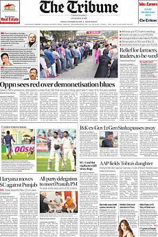 The Tribune Delhi - November 18th 2016