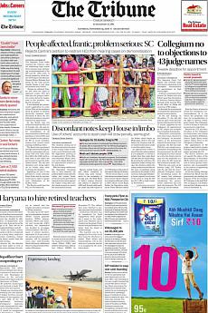 The Tribune Delhi - November 19th 2016