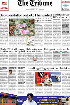 The Tribune Delhi - November 23rd 2016