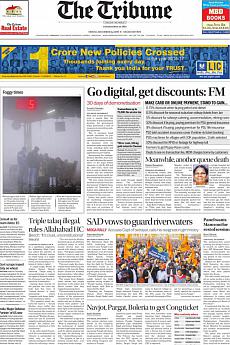 The Tribune Delhi - December 9th 2016