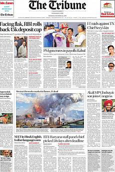 The Tribune Delhi - December 22nd 2016