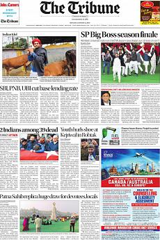 The Tribune Delhi - January 2nd 2017