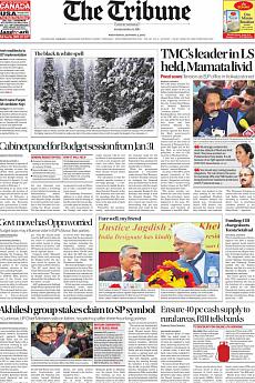 The Tribune Delhi - January 4th 2017