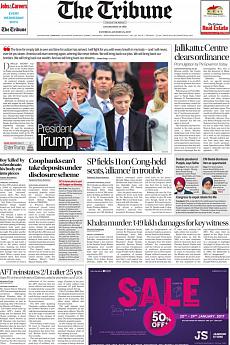 The Tribune Delhi - January 21st 2017