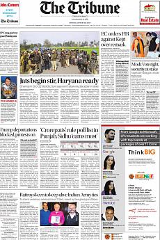 The Tribune Delhi - January 30th 2017